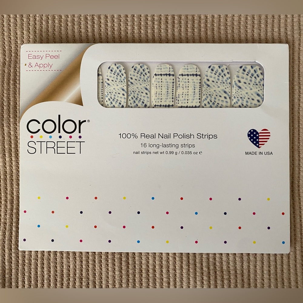 Blue My Mind Color Street set, hard to find, retired, large package, as is